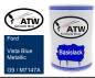 Preview: Ford, Vista Blue Metallic, G9 / M7147A: 500ml Lackdose, von ATW Autoteile West.